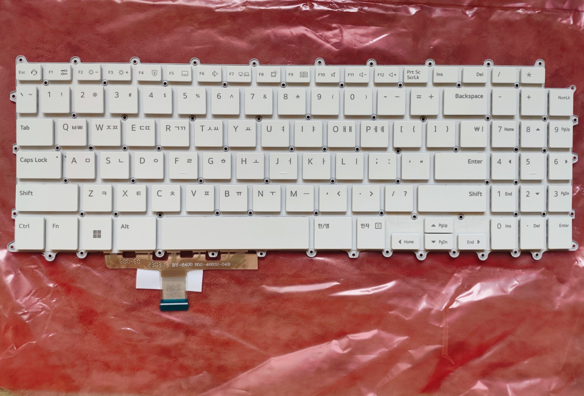 LG 16Z90P 15Z95P 15Z90Q white keyboard KR version